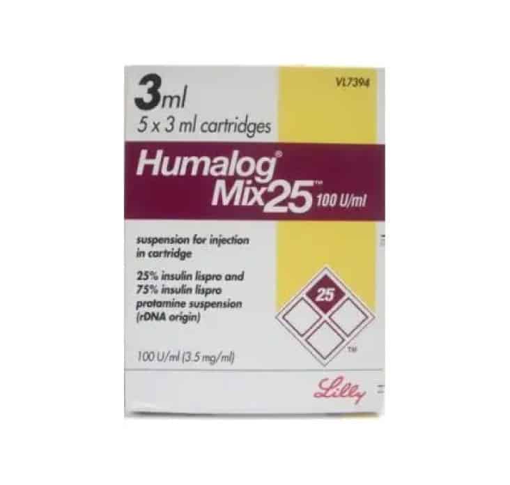 Buy Humalog Mix 25 Cartridge Online from Canada | 365 Script Care