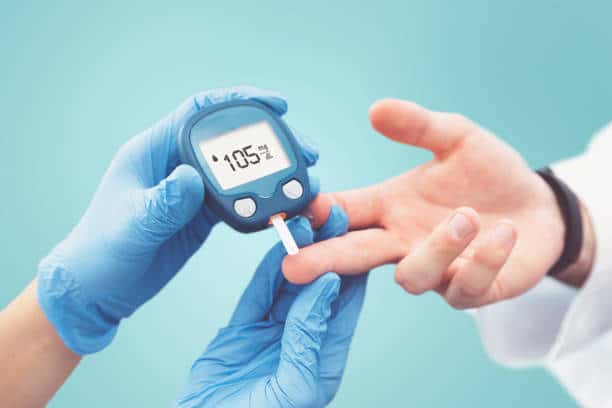monitoring a person's blood sugar levels